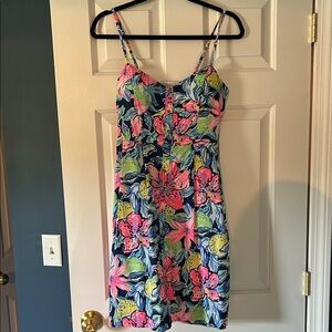 Lilly Pulitzer Pink Hibiscus Dress